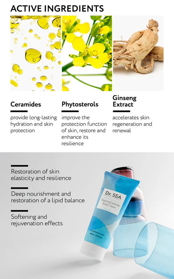 Restoring Ceramide Body Cream - SeasideSPA