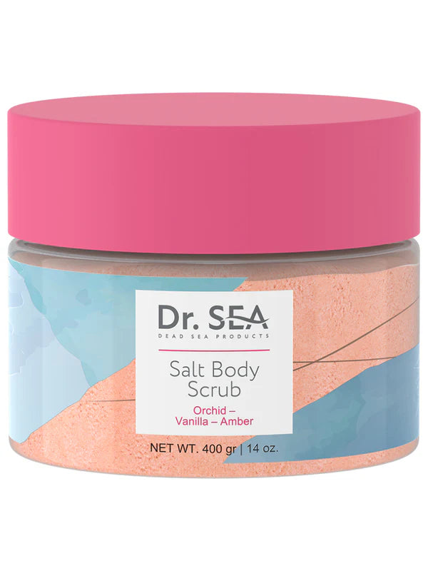 Salt Body Scrub Orchid - Vanilla - Amber - SeasideSPA