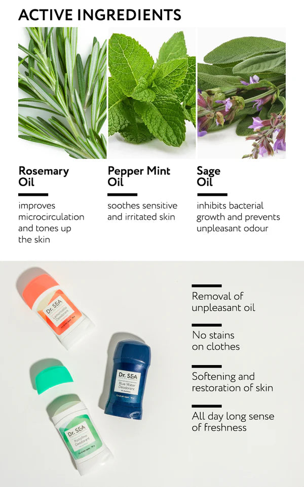 Blue Water Deodorant - SeasideSPA