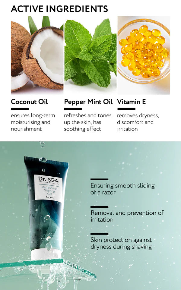 Refreshing Shaving Gel - SeasideSPA