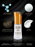 Eye lifting cream with gold and peptide complex