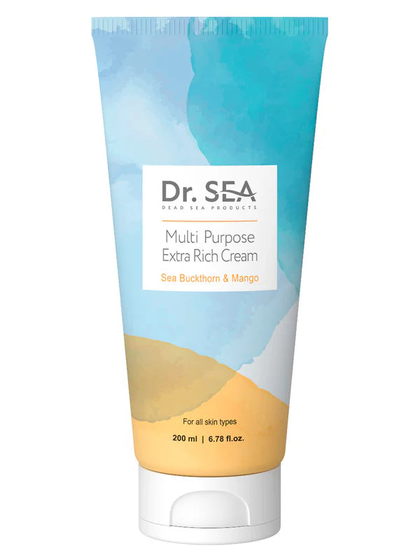 Multi-Purpose Extra Rich Cream with Sea-Buckthorn and Mango Oils - SeasideSPA