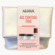 AHAVA Age Control Trio Full Size Day Cream Night Cream Serum Toiletries Bag - SeasideSPA