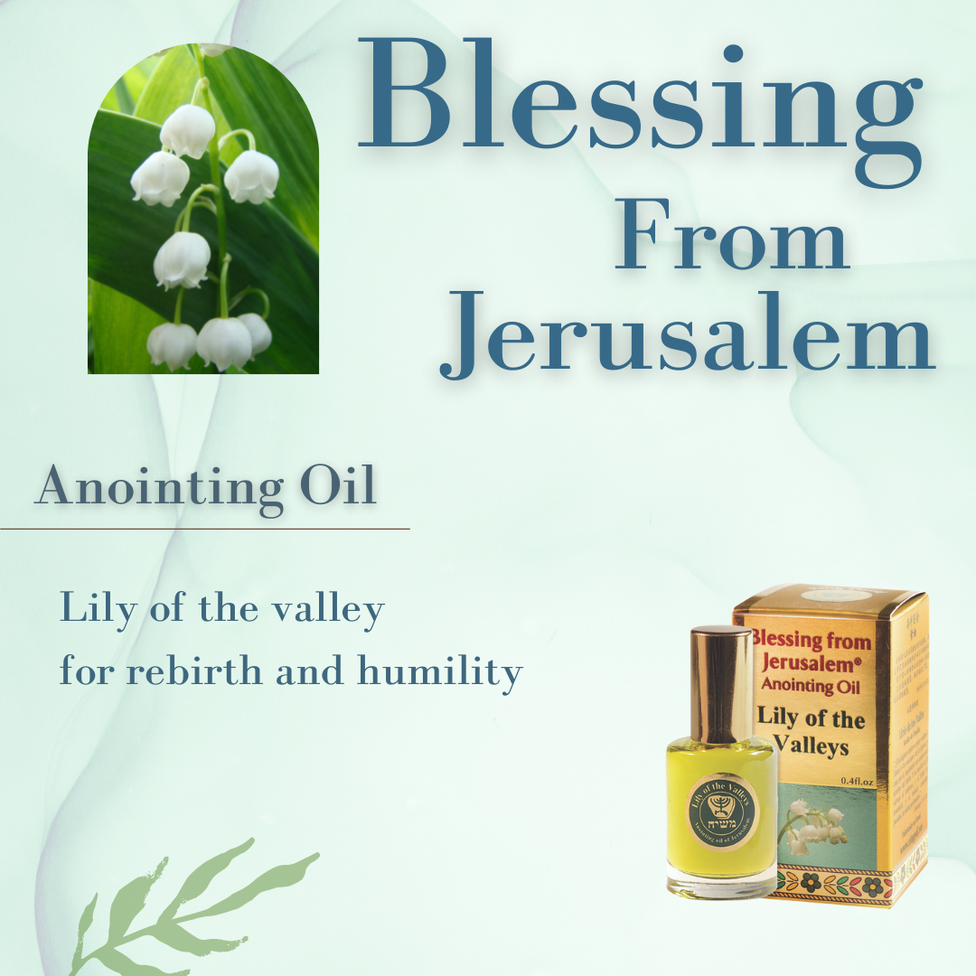 Blessing from Jerusalem Anointing Oil – Lily of the Valley 12ml (0.4 fl oz) - SeasideSPA