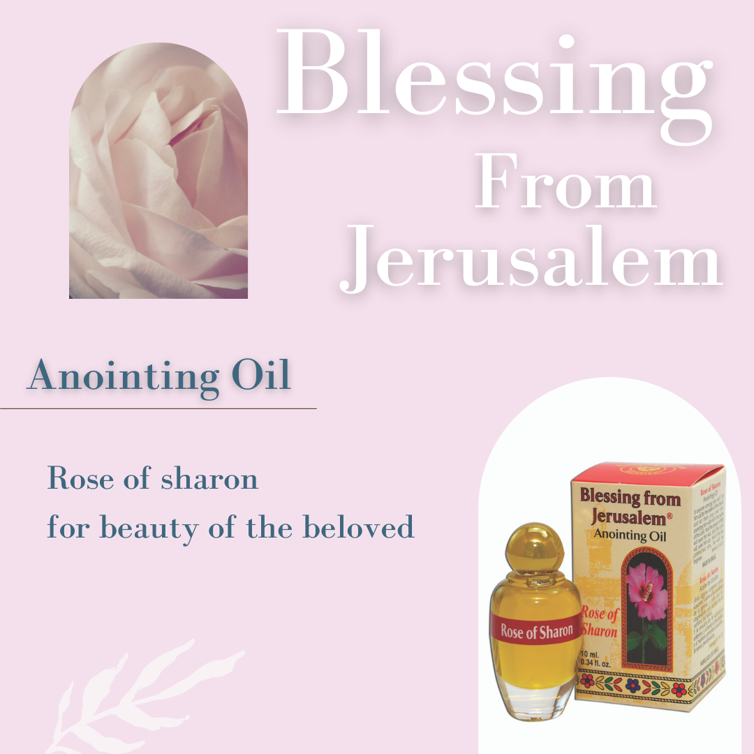 Blessing from Jerusalem Anointing Oil – Rose of Sharon 12ml (0.4 fl oz) - SeasideSPA