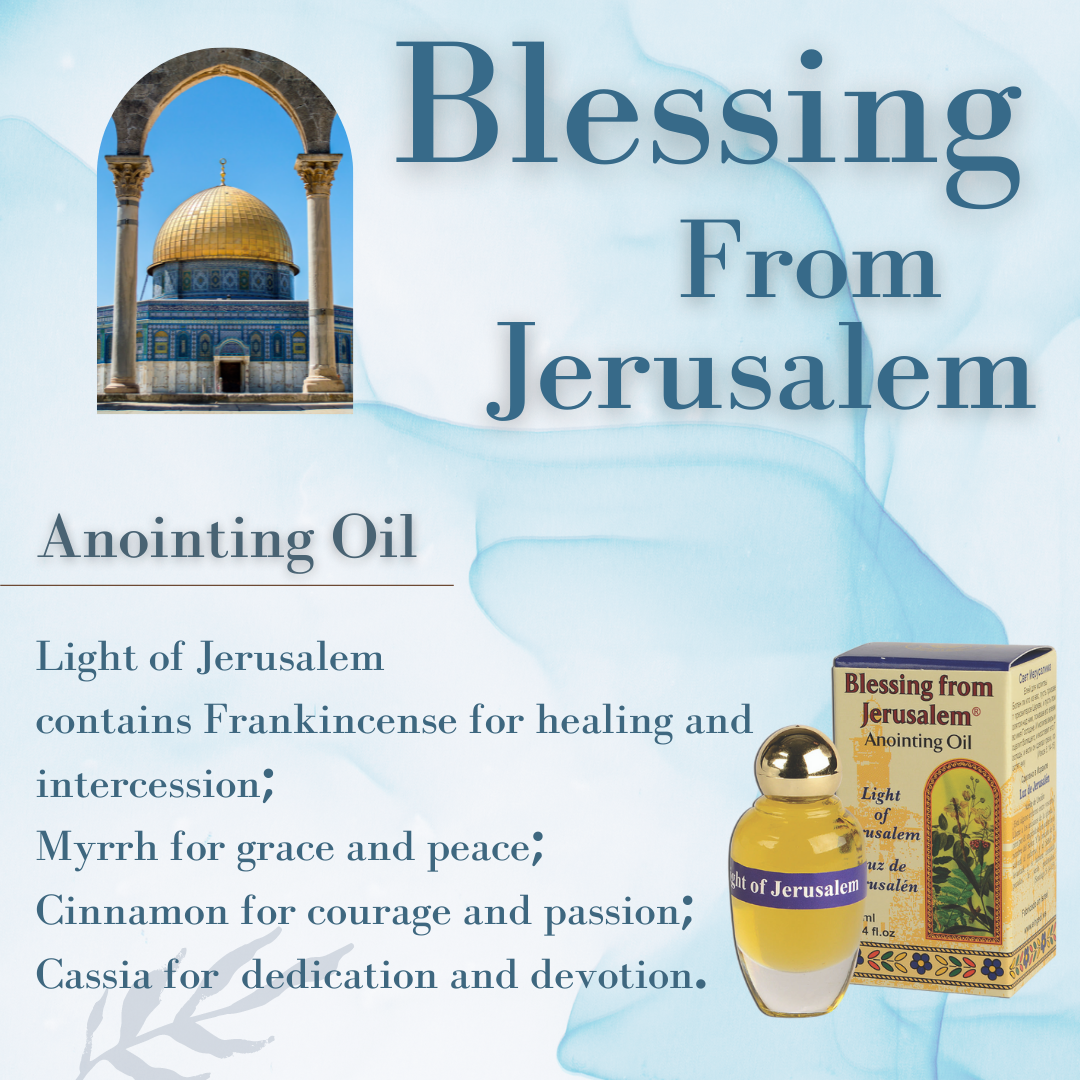 Light of Jerusalem Anointing Oil – 12 ml Biblical Holy Oil - SeasideSPA