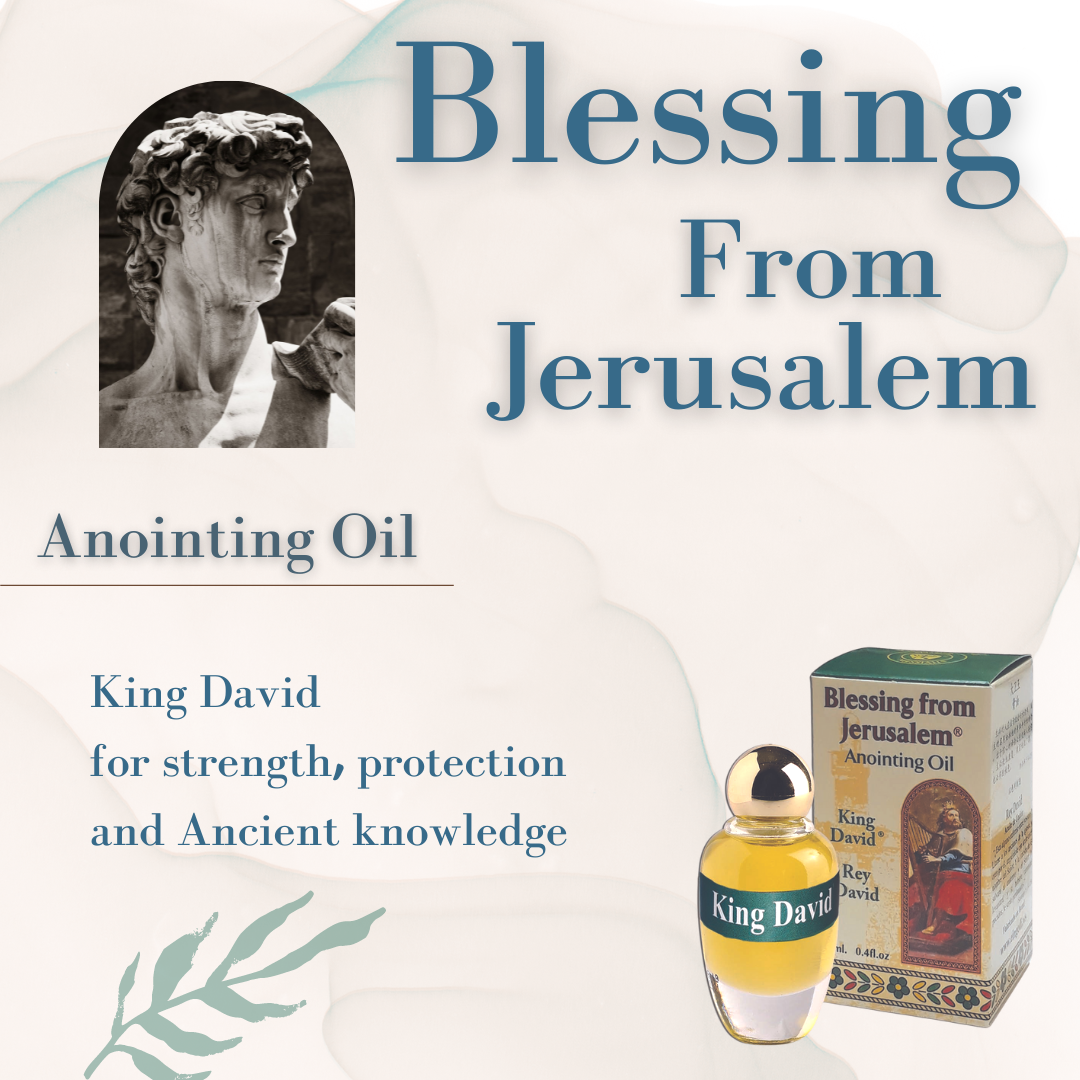 King David Anointing Oil – 12 ml Blessing from Jerusalem - SeasideSPA