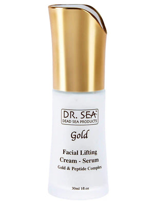 Facial lifting cream- serum with gold and peptide complex - SeasideSPA