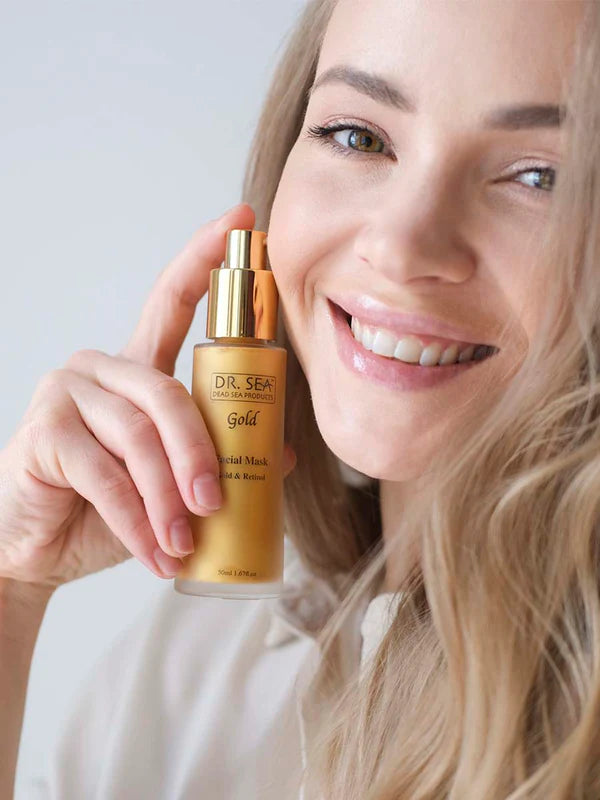 Facial mask with gold and retinol - SeasideSPA