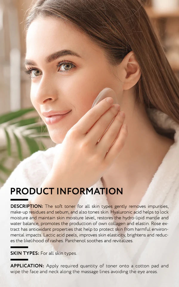 Mineral Cleansing Tonic Hyaluronic Acid & Rose - SeasideSPA