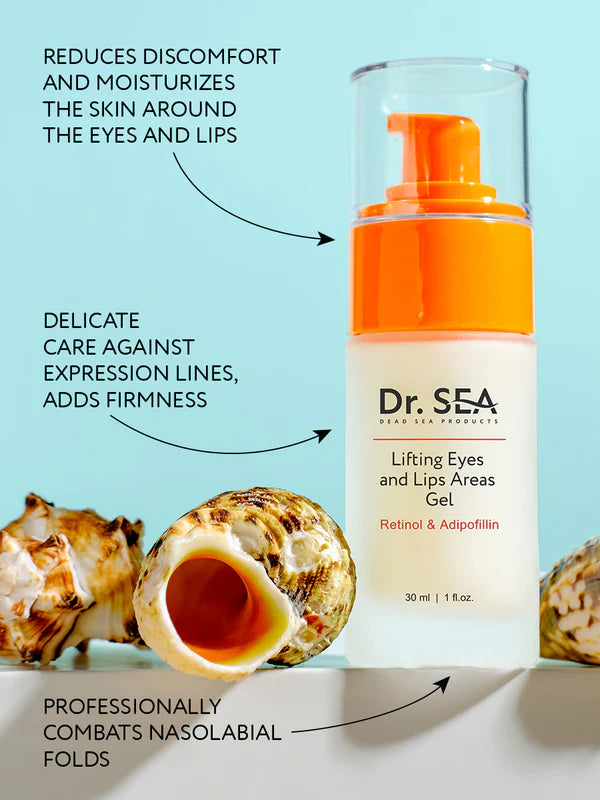 Lifting Eyes And Lips Areas Gel - Retinol & Adipofillin - SeasideSPA