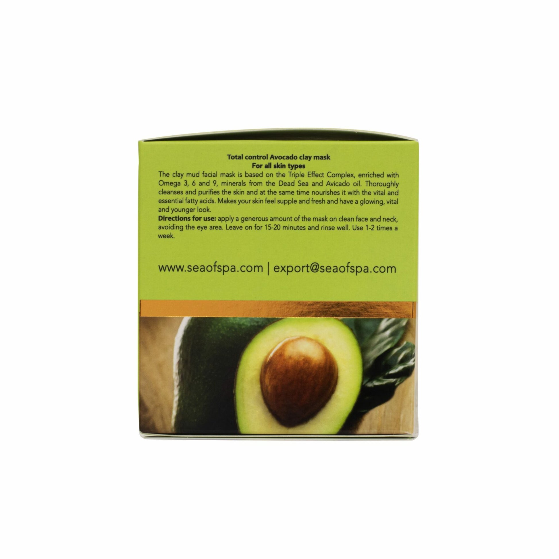 Bio spa-total control avocado beauty mask - SeasideSPA