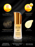 Facial serum with gold and vitamin E - radiant skin effect