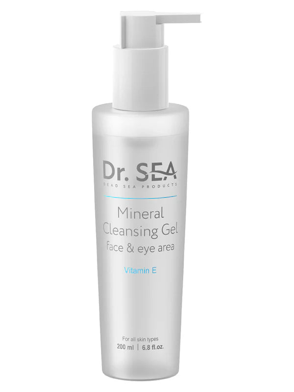 Mineral Cleansing Gel – Face & Eye Area – Vitamin E - SeasideSPA