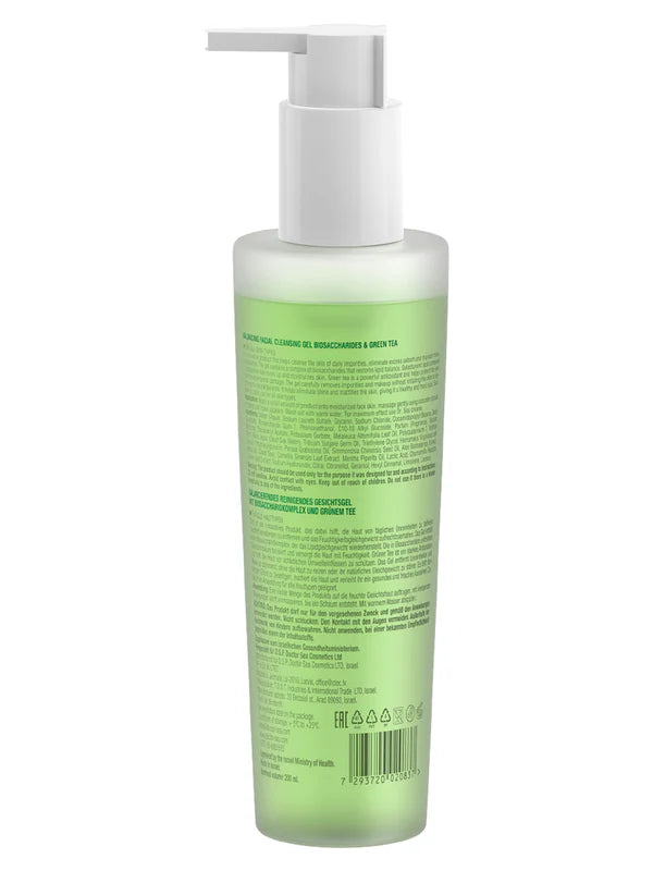 Balancing Facial Cleansing Gel - Biosaccharides & Green Tea - SeasideSPA