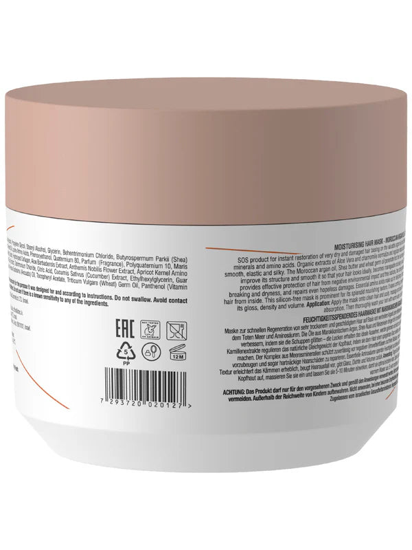 Moisturising Hair Mask - Moroccan Argan Oil & Amino Acids Complex - SeasideSPA
