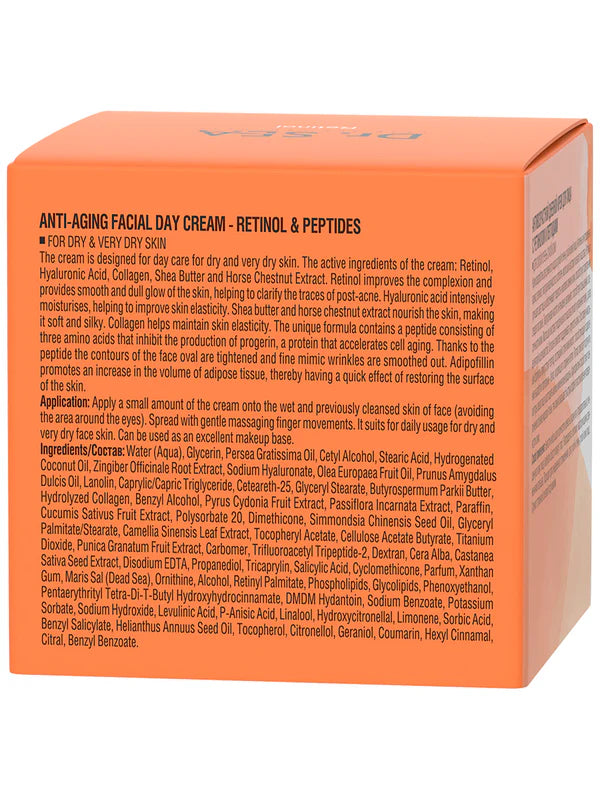 Anti-Aging Facial Day Cream - Retinol & Peptides - SeasideSPA