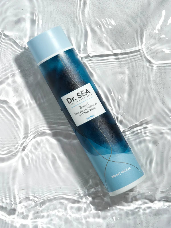 3 - In - 1 For Men: Shampoo, Conditioner And Body Wash - SeasideSPA