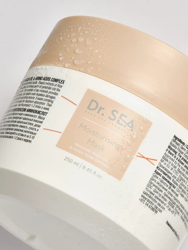 Moisturising Hair Mask - Moroccan Argan Oil & Amino Acids Complex - SeasideSPA