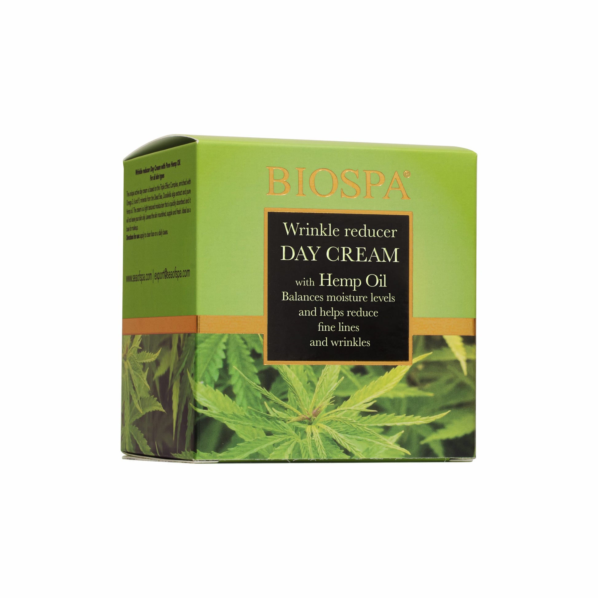 Day cream anti-ageing pure hemp oil - SeasideSPA