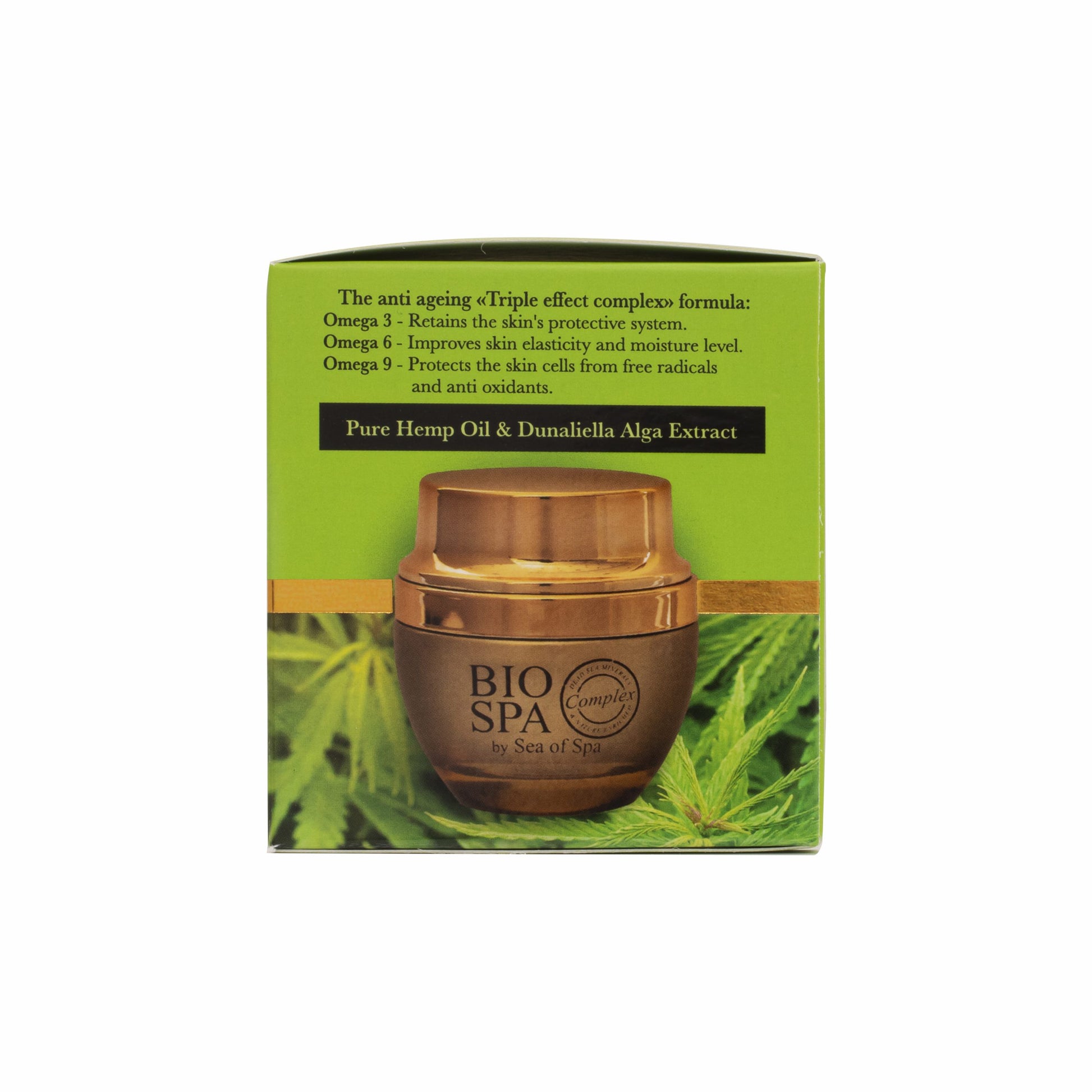 Day cream anti-ageing pure hemp oil - SeasideSPA