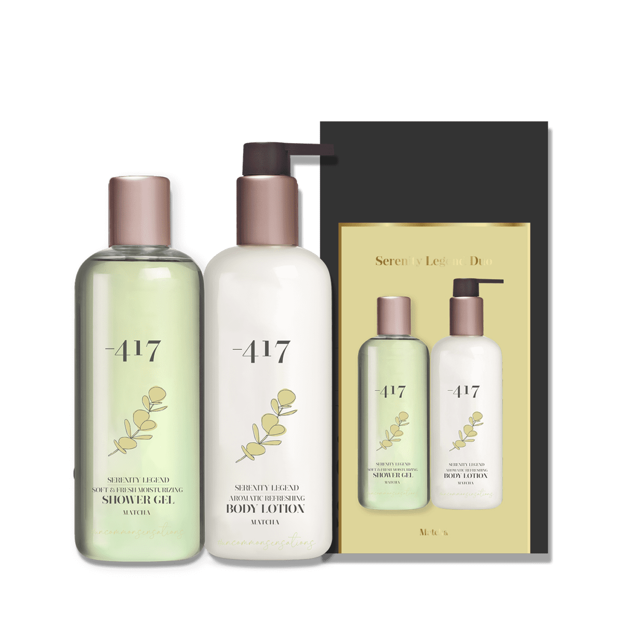 Shower Gel & Body Lotion Duo – Matcha - SeasideSPA