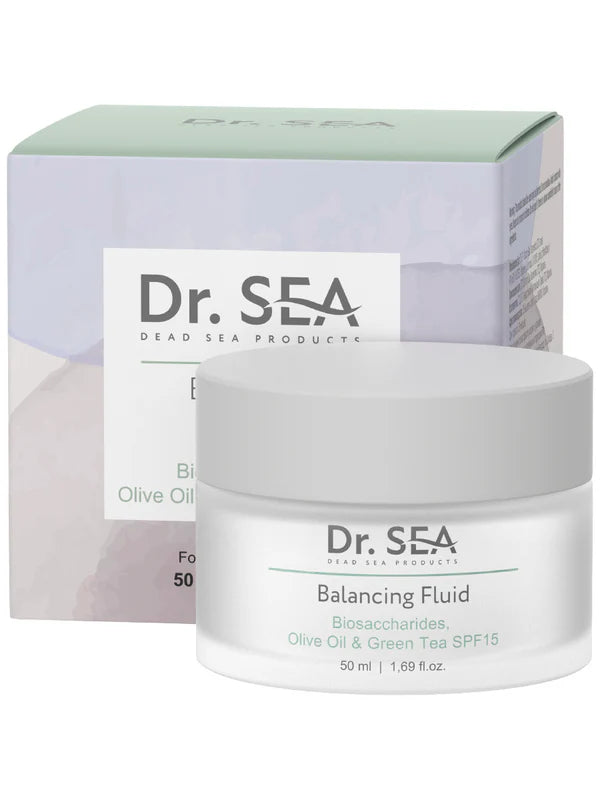 Balancing Fluid - Biosaccharides, Olive Oil & Green Tea Spf15 - SeasideSPA