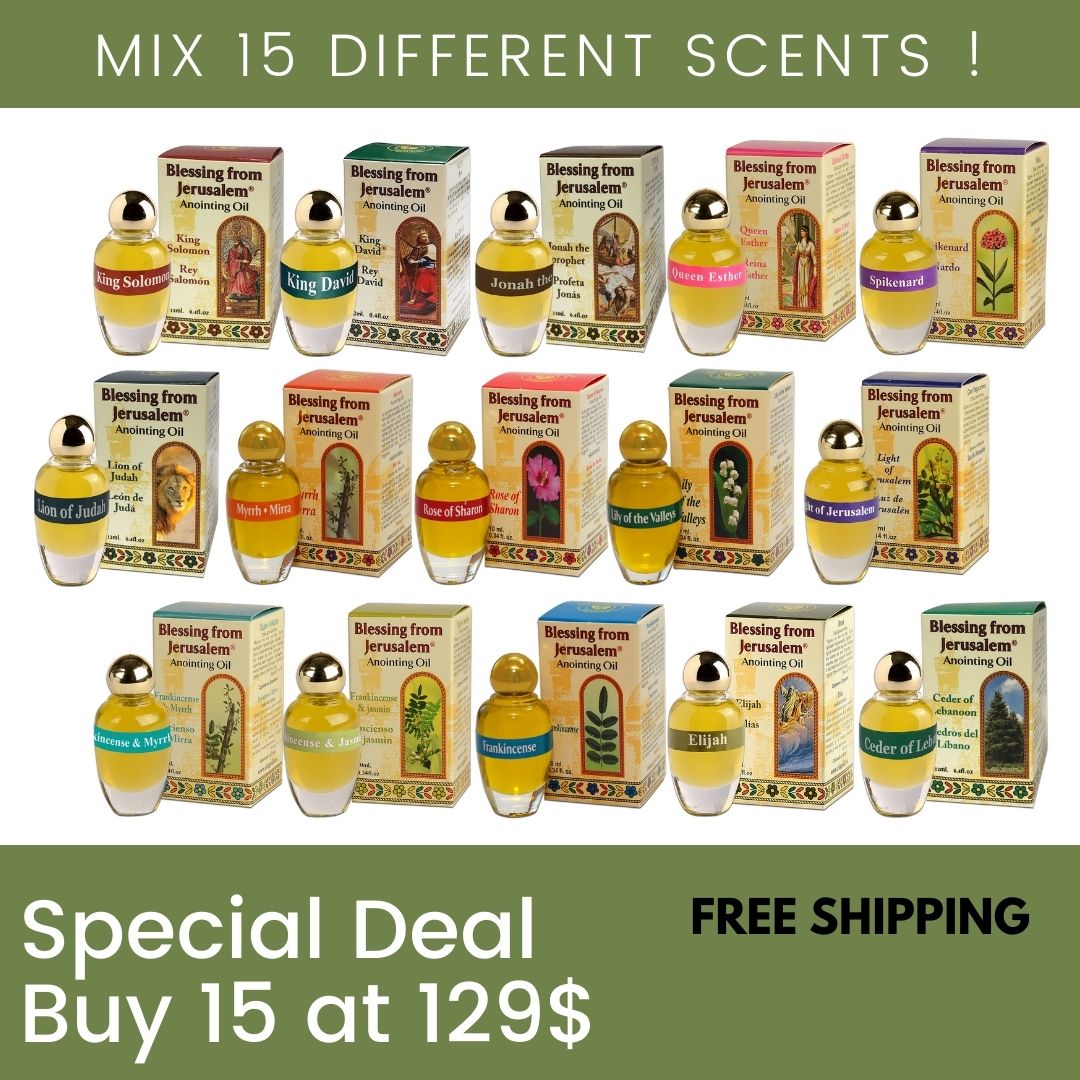 Anointing Oils Special Deal – Buy 15 Free Shipping - SeasideSPA