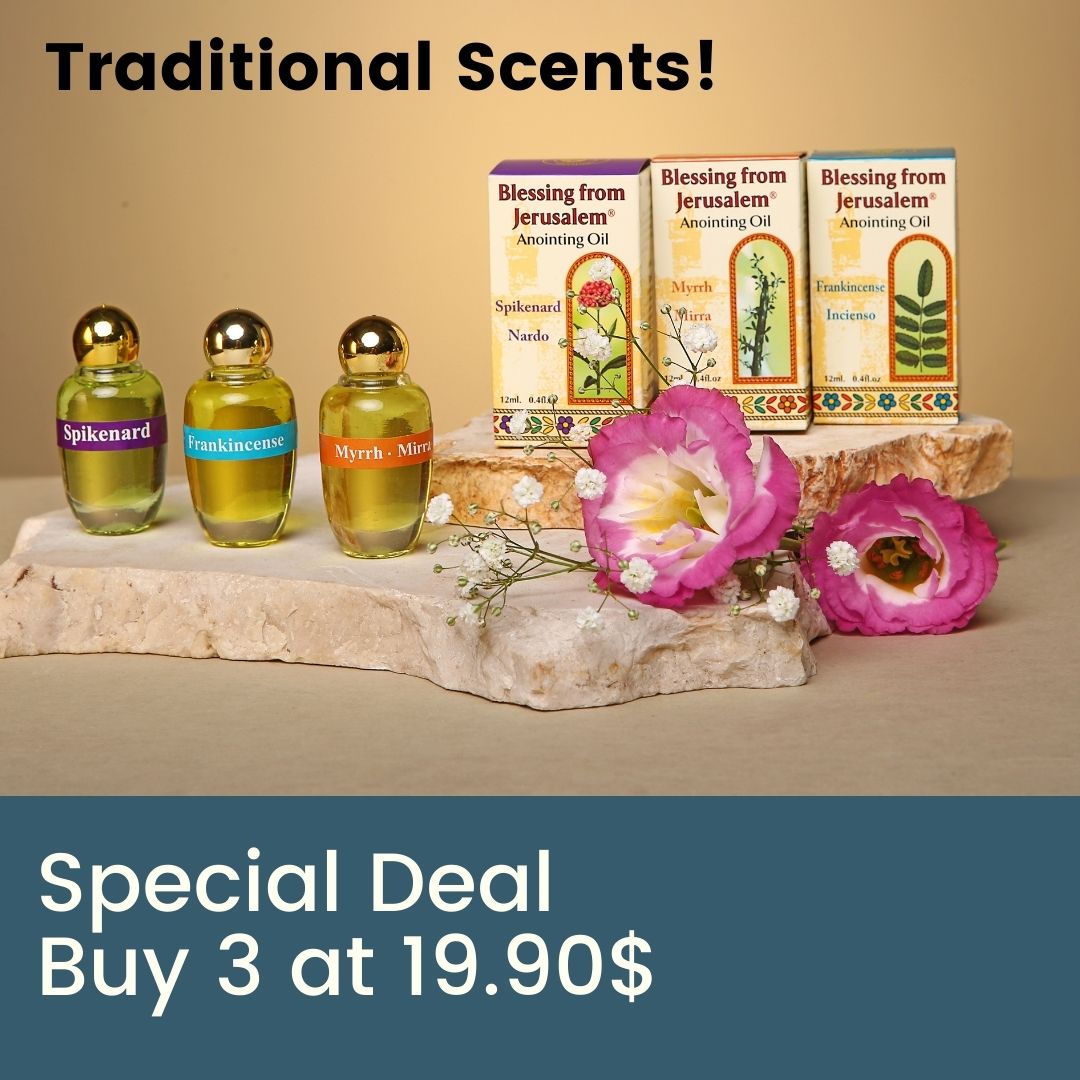 Anointing Oils Set – Spikenard Myrrh & Frankincense - SeasideSPA