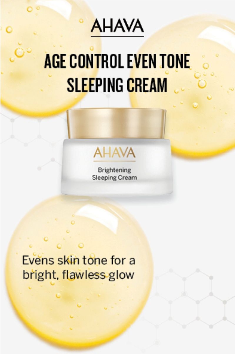 AHAVA Age Control Even Tone Sleeping Cream - 50 ml - SeasideSPA