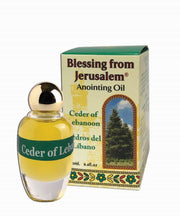 Cedar of Lebanon Anointing Oil – 12 ml Blessing from Jerusalem - SeasideSPA