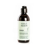 DANDY shampoo for maintaining a clean scalp and thick hair