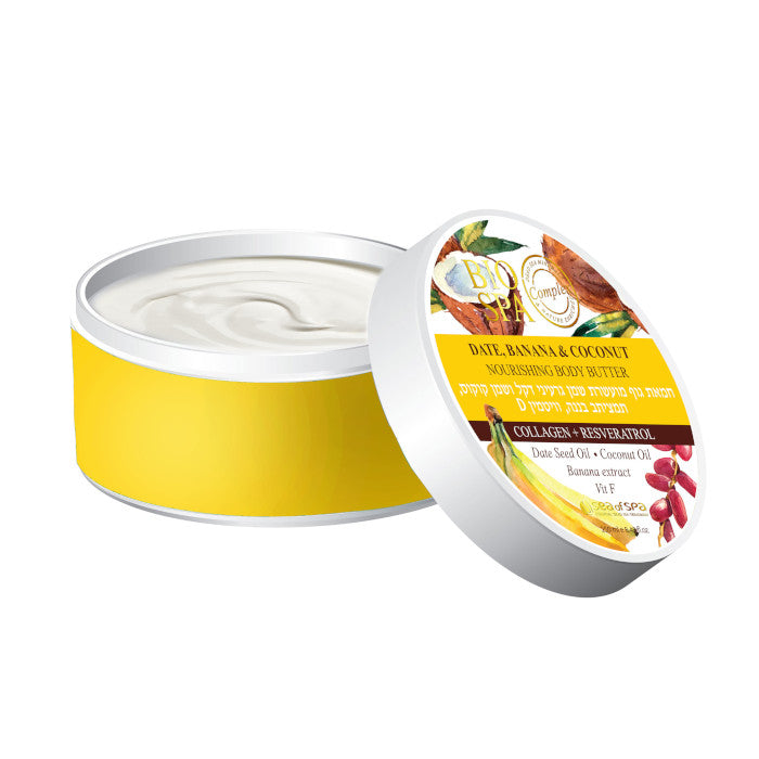 Date, Banana & Coconut Nourishing Body Butter - SeasideSPA