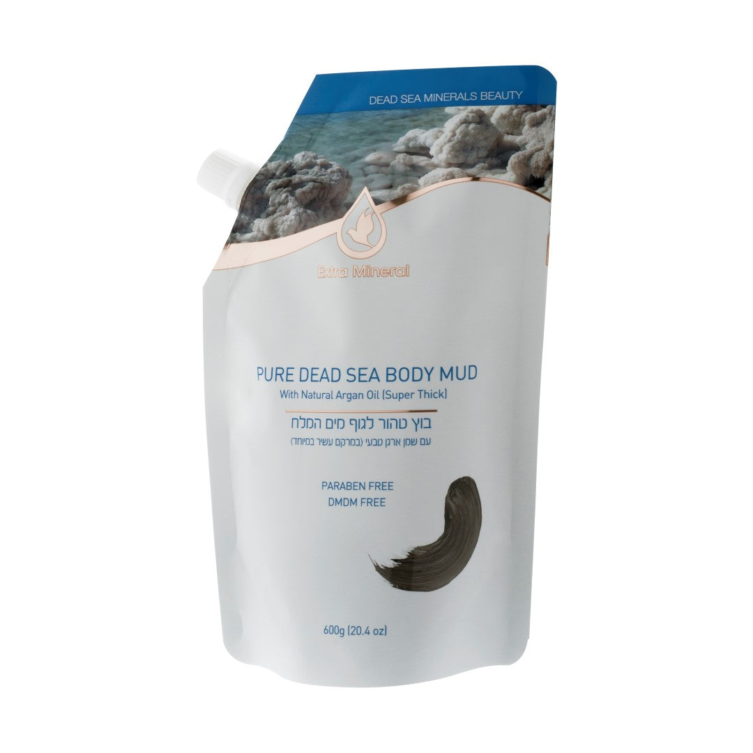 Pure Dead Sea Body Mud - With Natural Argan Oil (Super Thick) - SeasideSPA