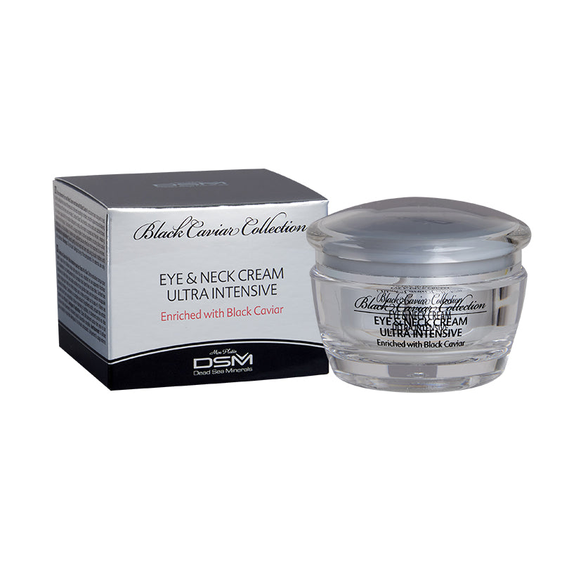 Eye & neck ultra intensive cream with vitamins capsules black caviar - SeasideSPA