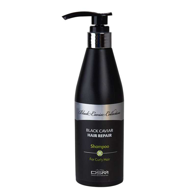 Hair repair shampoo for curly hair black caviar - SeasideSPA