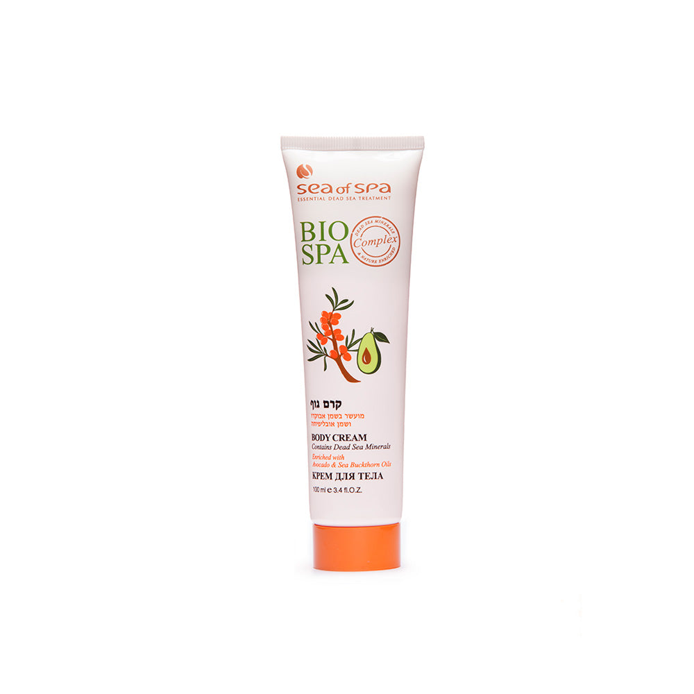 Body Cream enriched with Avocado & Sea Buckhorn - SeasideSPA