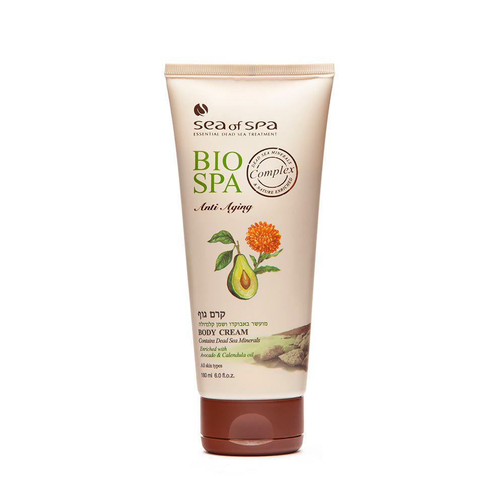 Body Cream enriched with Avocado & Calendula Oil - SeasideSPA