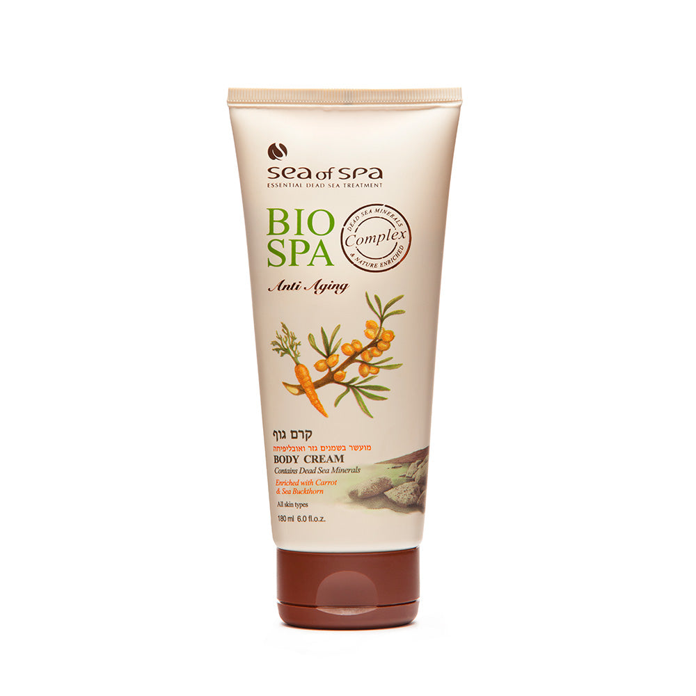 Body cream enriched with Carrot & Sea Buckhorn - SeasideSPA