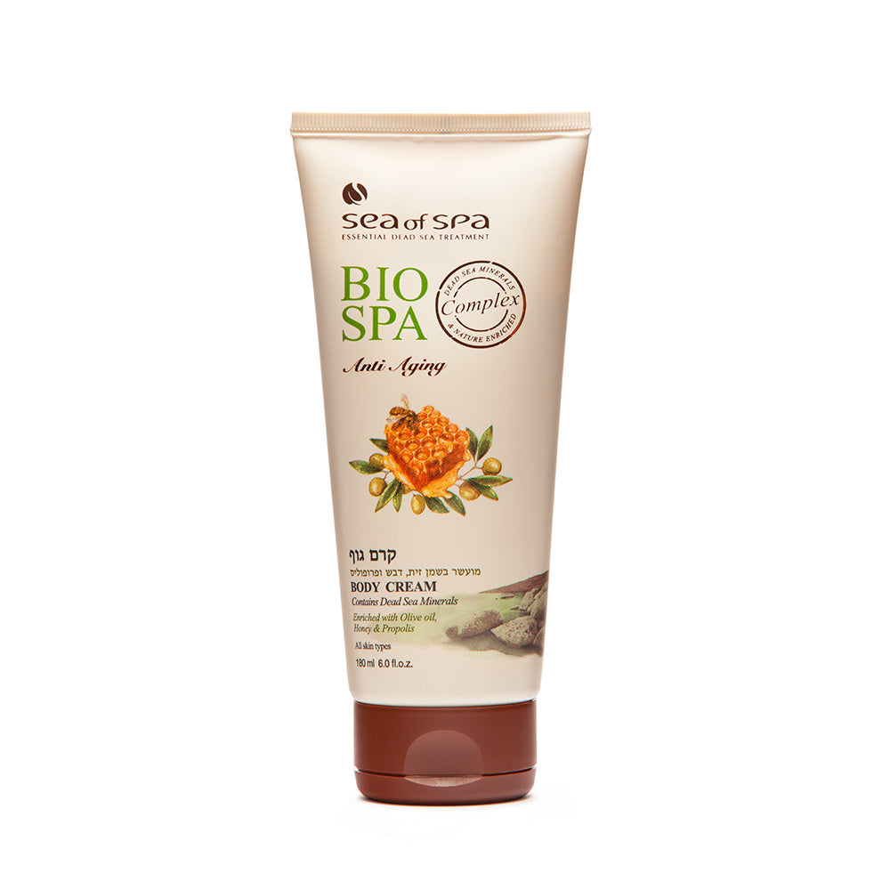 Body Cream enriched with Olive Oil, Honey & Propolis - SeasideSPA