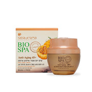 Anti Aging +45 Active Day Cream SPF-15 - SeasideSPA