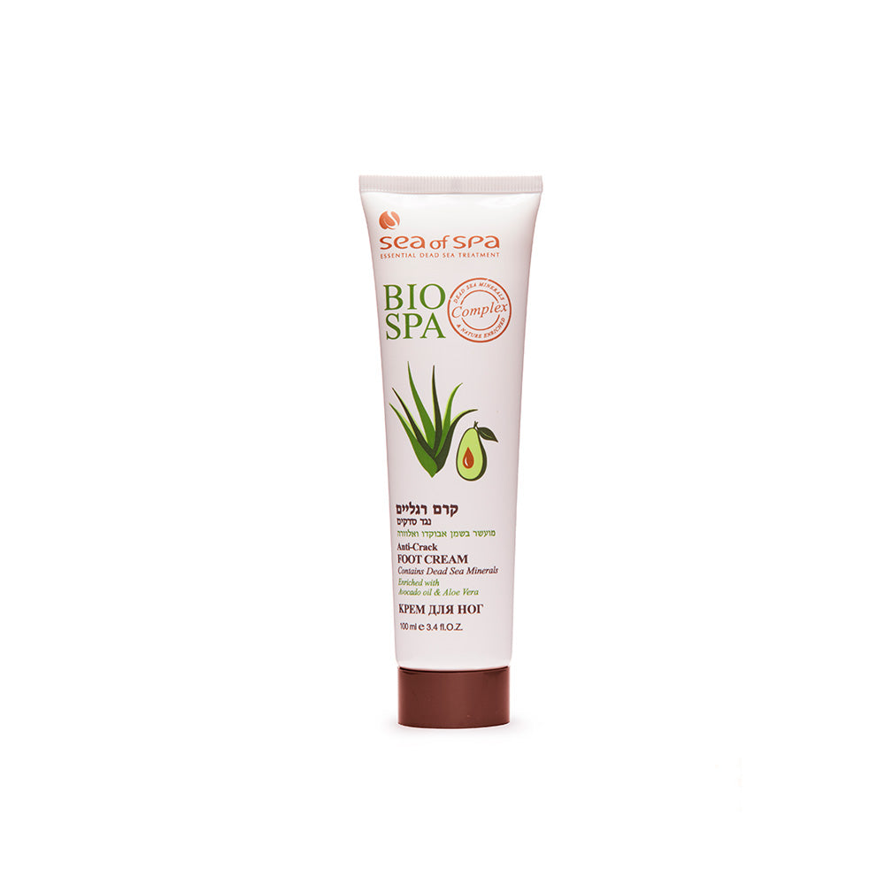 Anti-Crack Foot Cream enriched with Avocado oil & Aloe Vera - SeasideSPA