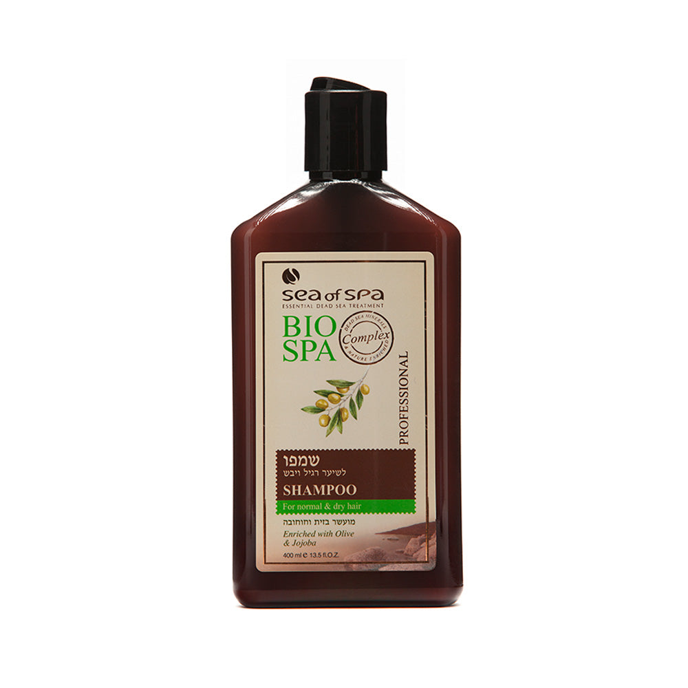 Shampoo for Normal & Dry Hair enriched with Olive & Jojoba - SeasideSPA